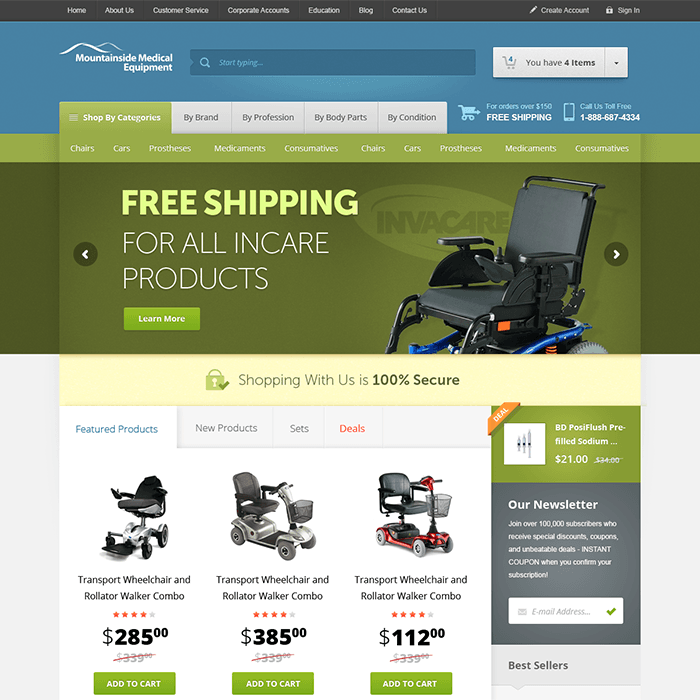 Mountainside Medical Equipments